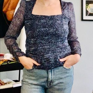 unique chiffon anthro blouse
